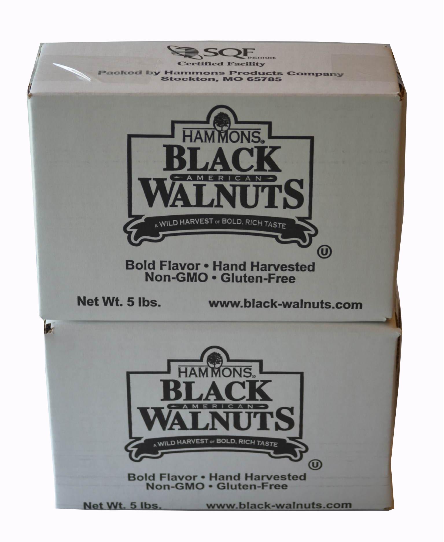 Bulk Fancy Large Black Walnuts    2-5 lb. boxes